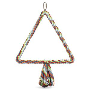 Colorful Rope Swing Bird Perch